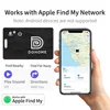 Aiyato Smart GPS Tracker Card Magnetic Charge Locator Key Wallet Tracker Pet Kids Phone Finder Waterproof For Apple Find My App 4