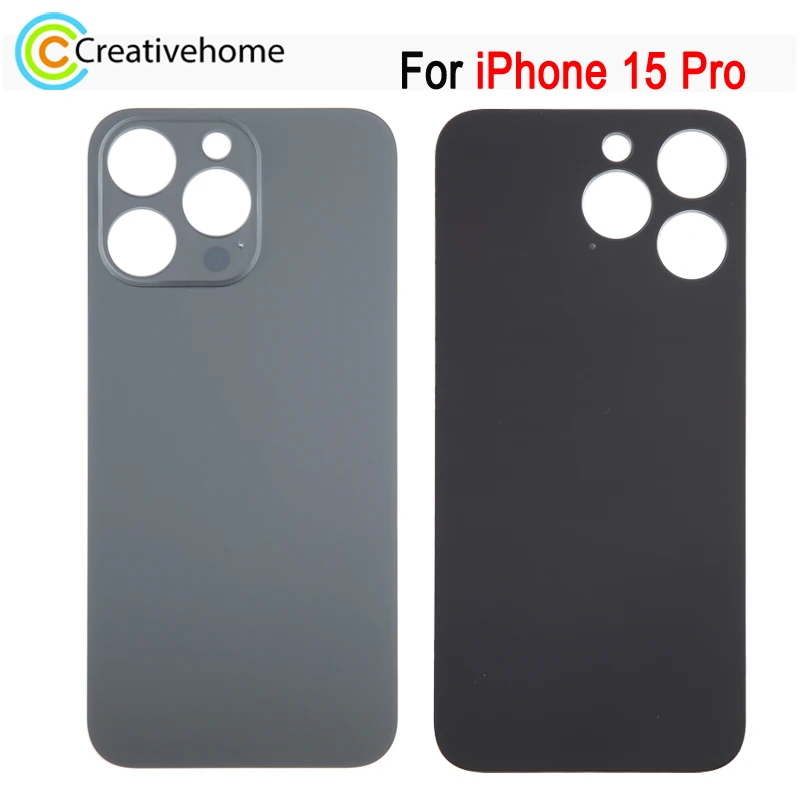 

Glass Rear Cover For iPhone 15 Pro Phone Battery Back Cover Replacement Part