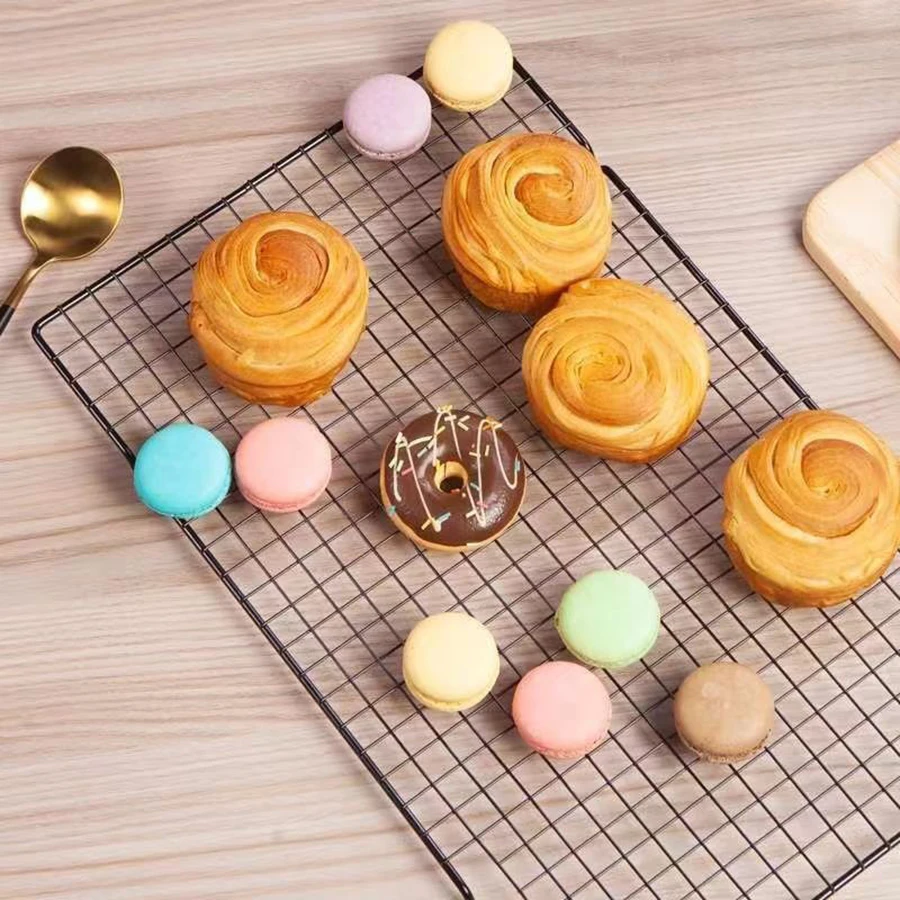 1PC kitchen grill Cooking oven Baking tools Cookie Bread Pizza Cake Cooling rack Multi-purpose stainless steel food rack Kitchen