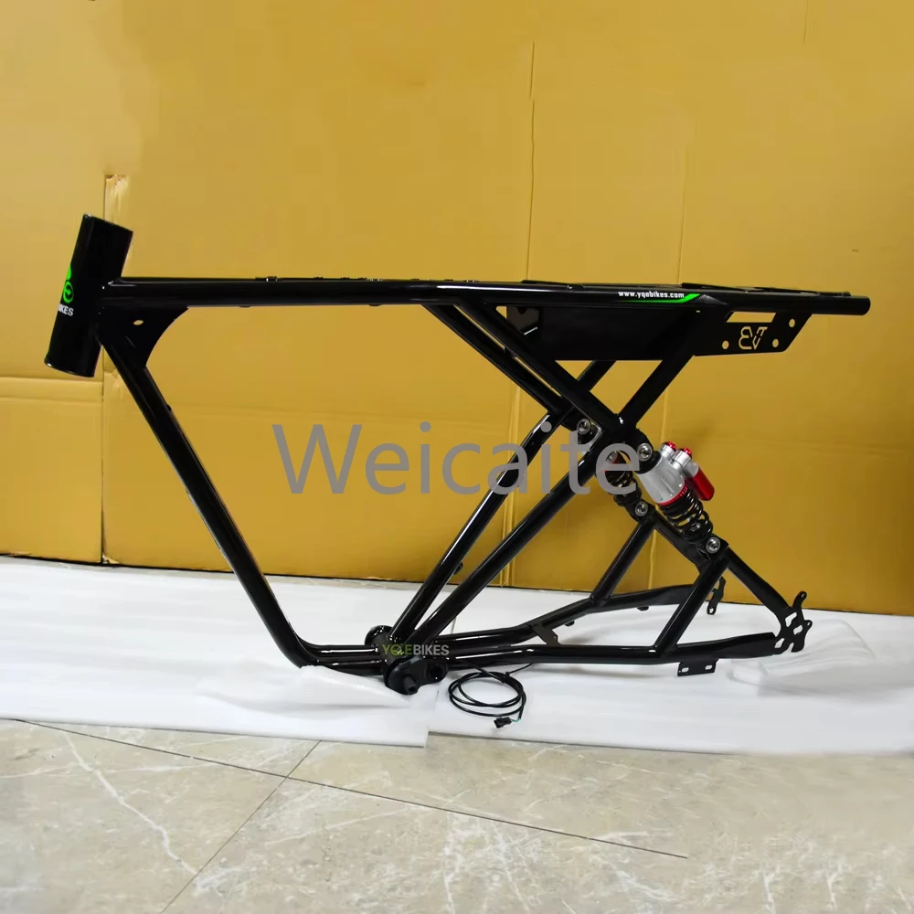 Black 20inch Electric Bicycle Double Rear Full Suspension Bicycle