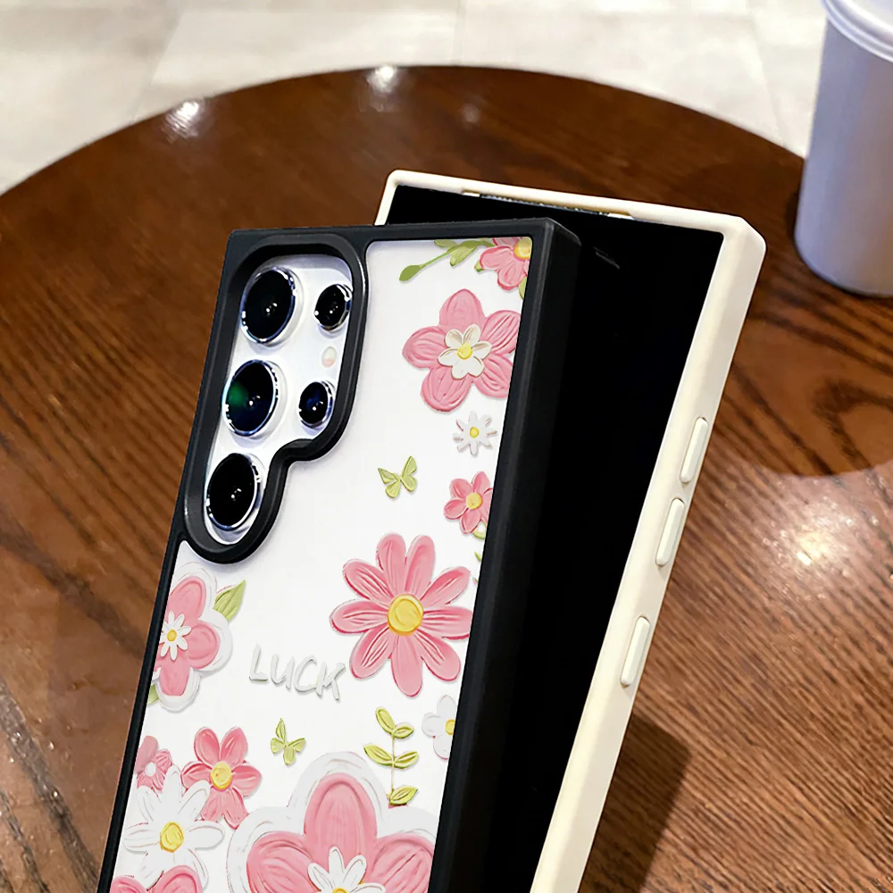 Silicone Floral Design Phone Case Cover
