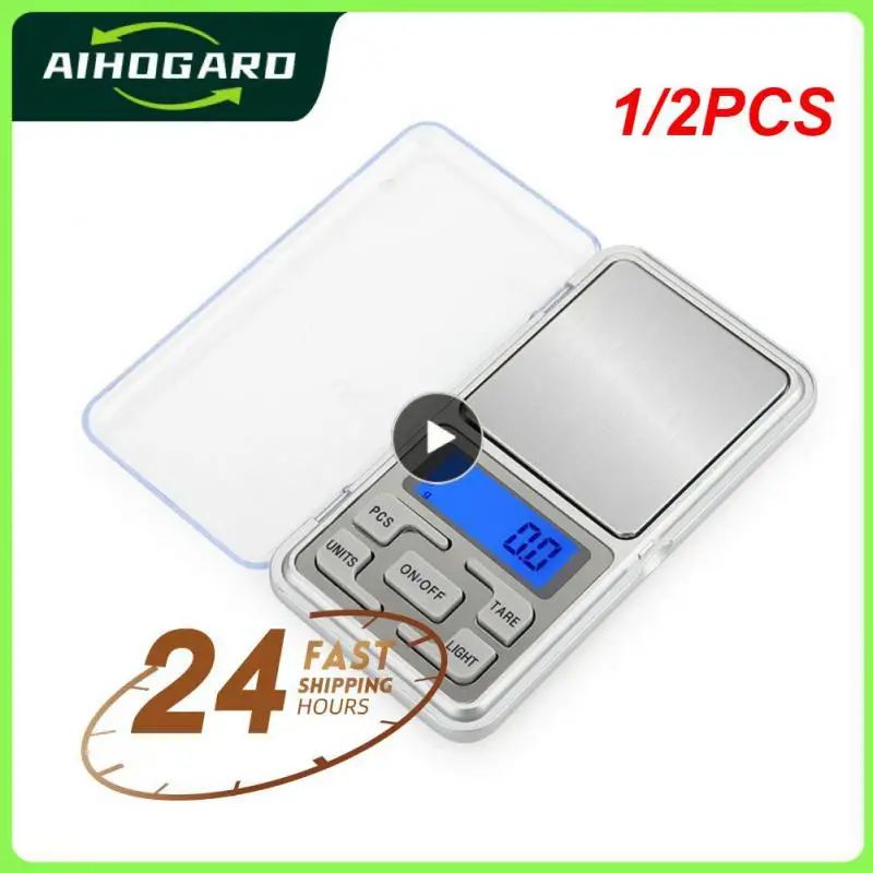 

1/2PCS 0.01g/200g Mini Digital Pocket Scales LCD Display for Weighting Gram Weight Scales Gramera Digital Food Scale