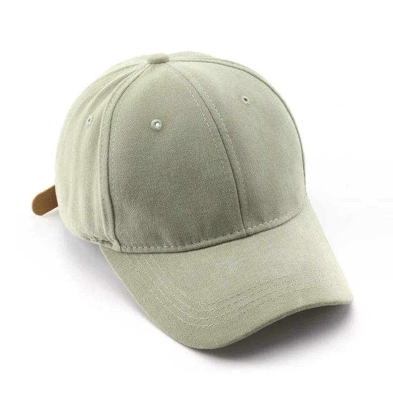 Nowe męskie i damskie czapki z daszkiem regulowane dorywczo bawełniane kapelusze przeciwsłoneczne unisex jednokolorowe czapki z daszkiem czapka męska czapka kobieta 2022_voghion.com