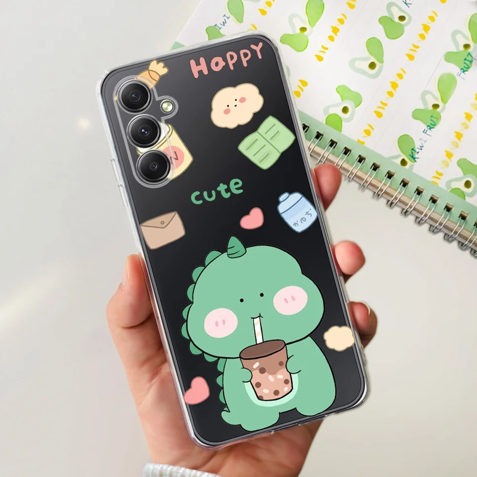 Clear Silicone Cute Cat Shockproof TPU Bumper Case - Fashionable & Durable Back Cover