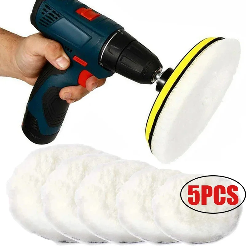 Wool Car Polishing Pads for Machine Waxing and Buffing