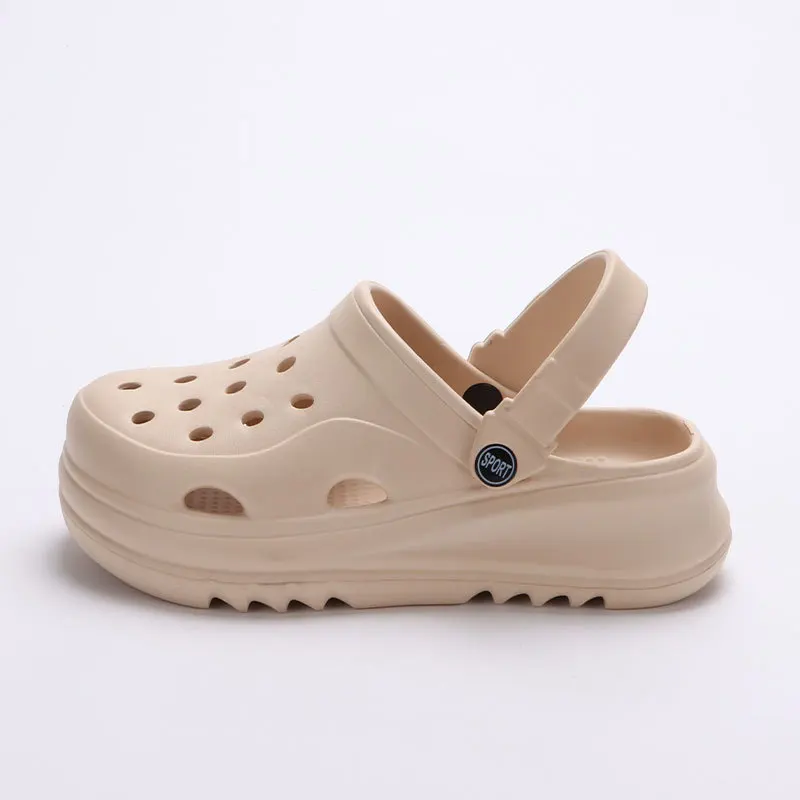 Chunky Platform Clogs Shoes for Women Thick Bottom Non Slip Beach Sandals Woman Summer 2024 Fashion Wedges EVA Sandals Slippers 4