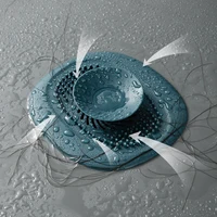 Bathroom Hair Catcher Stopper Silicone Shower Floor Drain Cover Filter Deodorant Anti-clogging Kitchen Sink Plug Drain Strainer 1