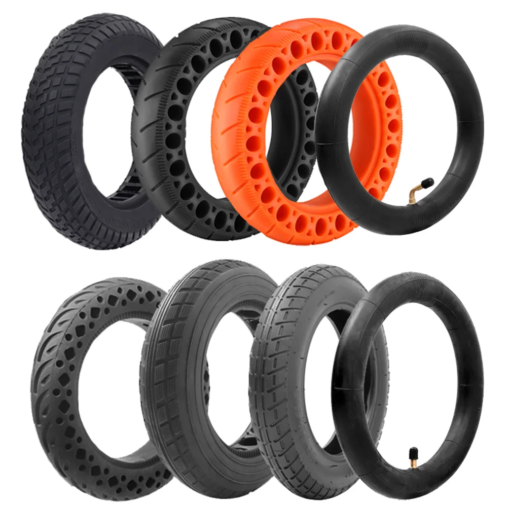 1pc Black Explosion-Proof Solid Tires Wheel Replaced For 10inch Electric Scooter 