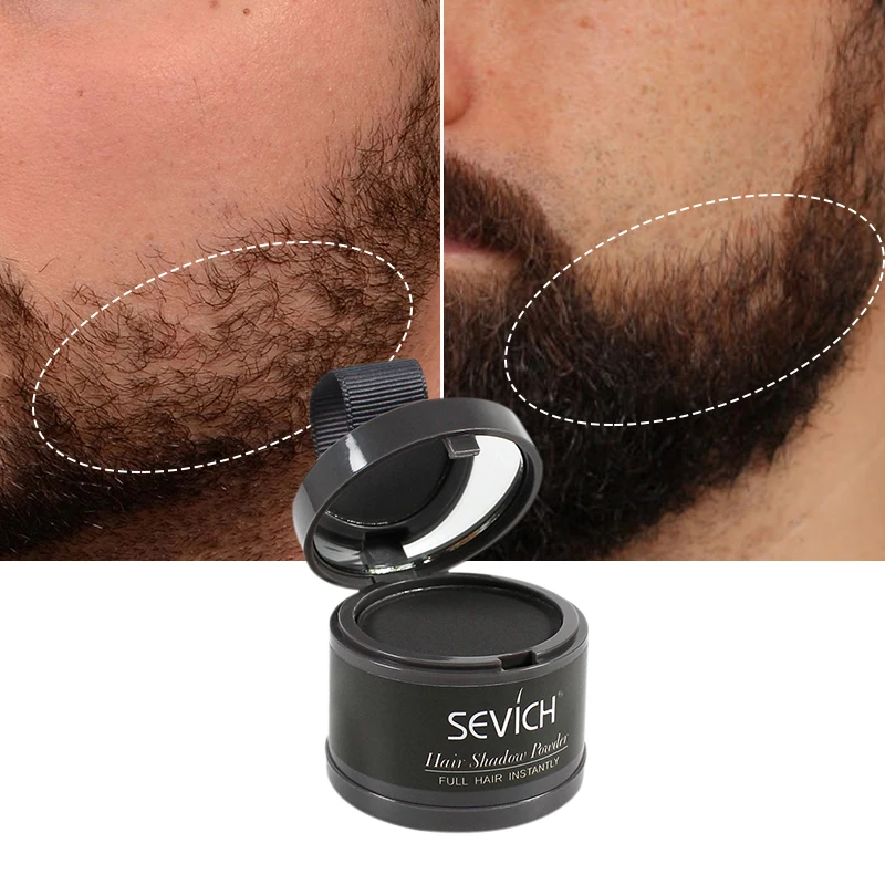 Hair Coloring Product Beard Coloring Pen Waterproof Beard Filler Beard Hair Shadow Powder Root Cover Up Concealer Fill In Thinning Instantly Modify Fluffy Powder