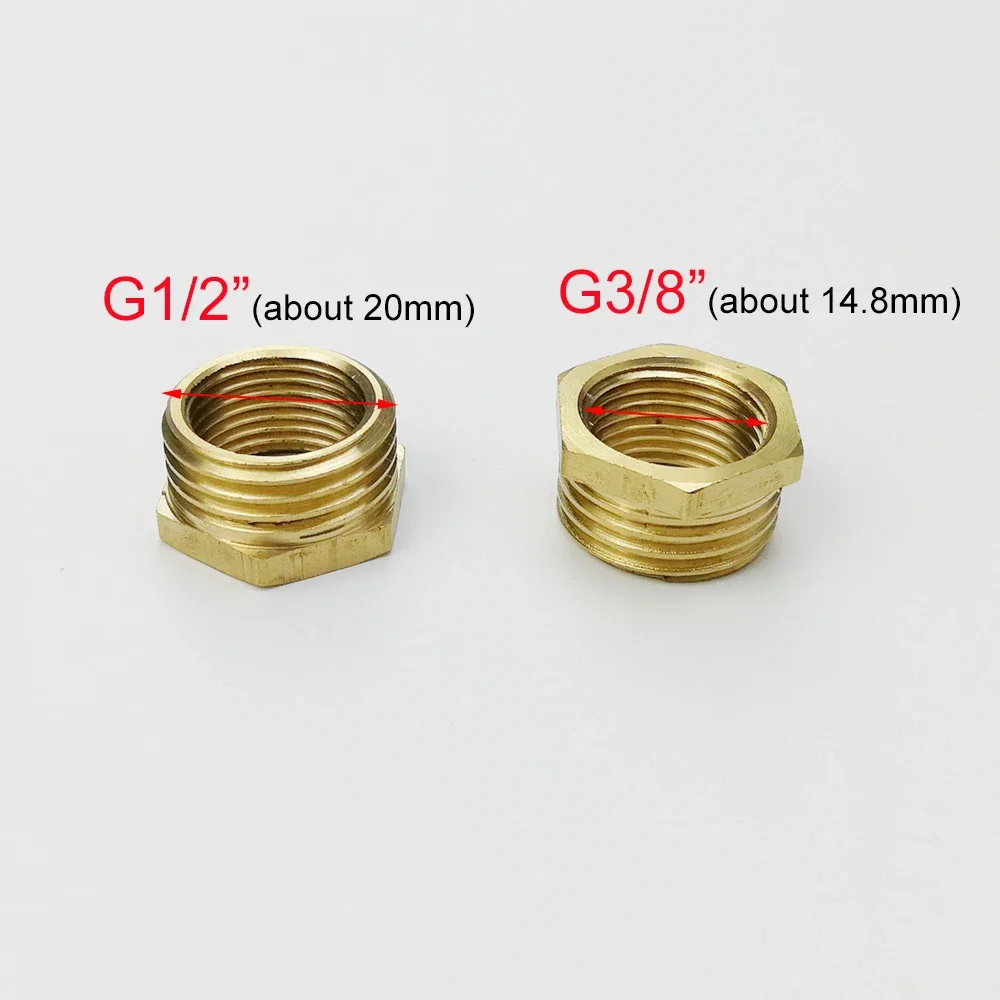1pc G1/2 G3/8 NPT9/16 North America Plumbing Copper Coupling Pipe Fittings Unequal Threads Adapter Nipple Fittings Brass hose pipe fitting pipe fitting water pipe fitting