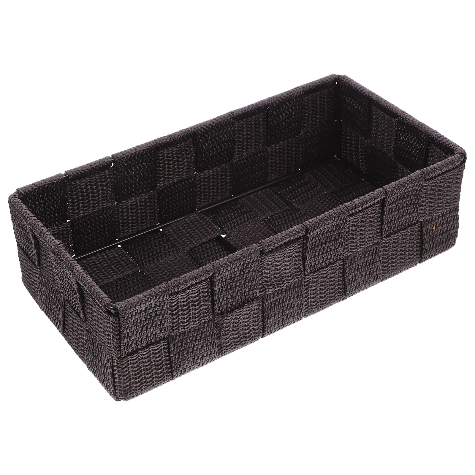 Multifunctional Nylon Fabric Storage Basket Desktop ganizer Woven Tray Shelves Square Containers Bathtub Trays Rattan Napkin