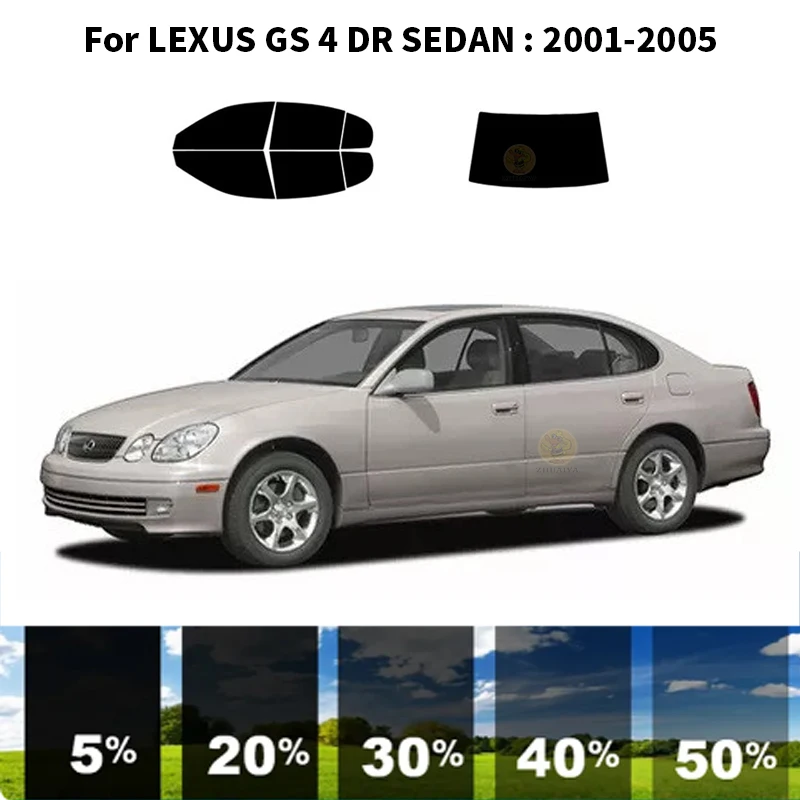 

Precut nanoceramics car UV Window Tint Kit Automotive Window Film For LEXUS GS 4 DR SEDAN 2001-2005