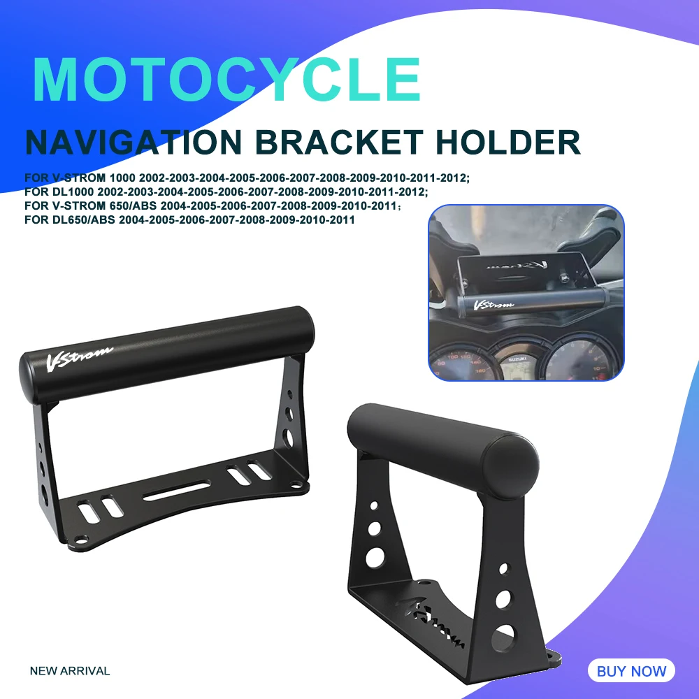 

GPS Navigation Fit For SUZUKI DL650 V-strom 650 DL1000 V Strom 1000 Phone Holder Frame Bracket Windshield Navigation Bracket