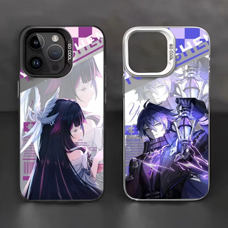 Genshin Impact Flins Columbina Themed Phone Case