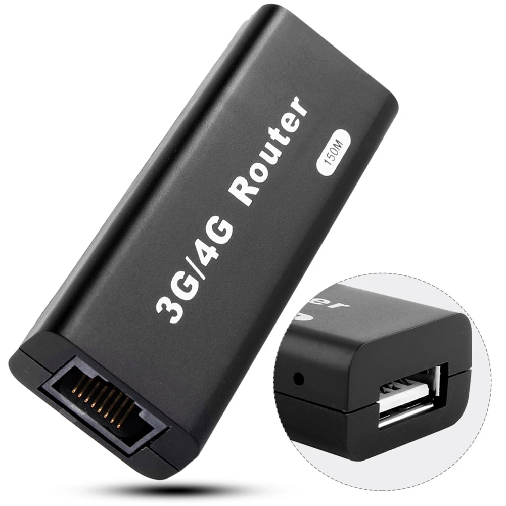 Portable 3G/4G WiFi Router with USB Cable