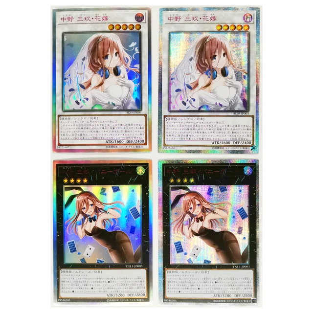 Flash Card Anime Classics Game Collection, Os Quíntuplos Quintessential,  Nakano Miku, Itsuki, Personagens de Animação, 5 Unidades por Conjunto -  AliExpress