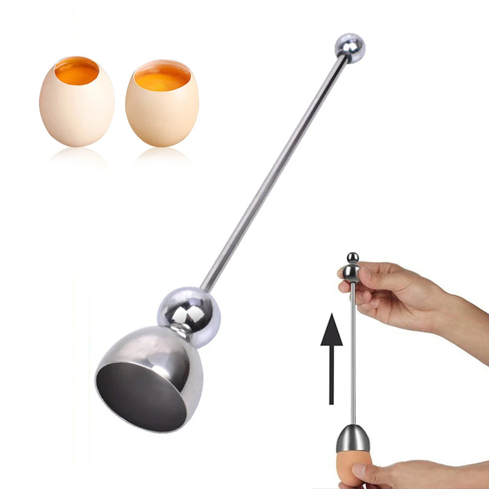 1 Piece 304 Stainless Steel Egg Opener Beater,egg beater,egg shell opener