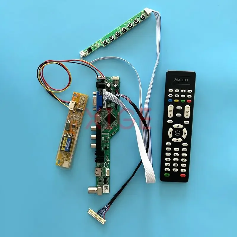 Scheda Driver Controller Fit Muslimatexplaid 1024*768 Ir + Usb + Av + Hdmi + Vga Lvds Tv Analogica A 30 Pin Kit Di Test Fai Da Te 1Ccfl Lcd Matrix