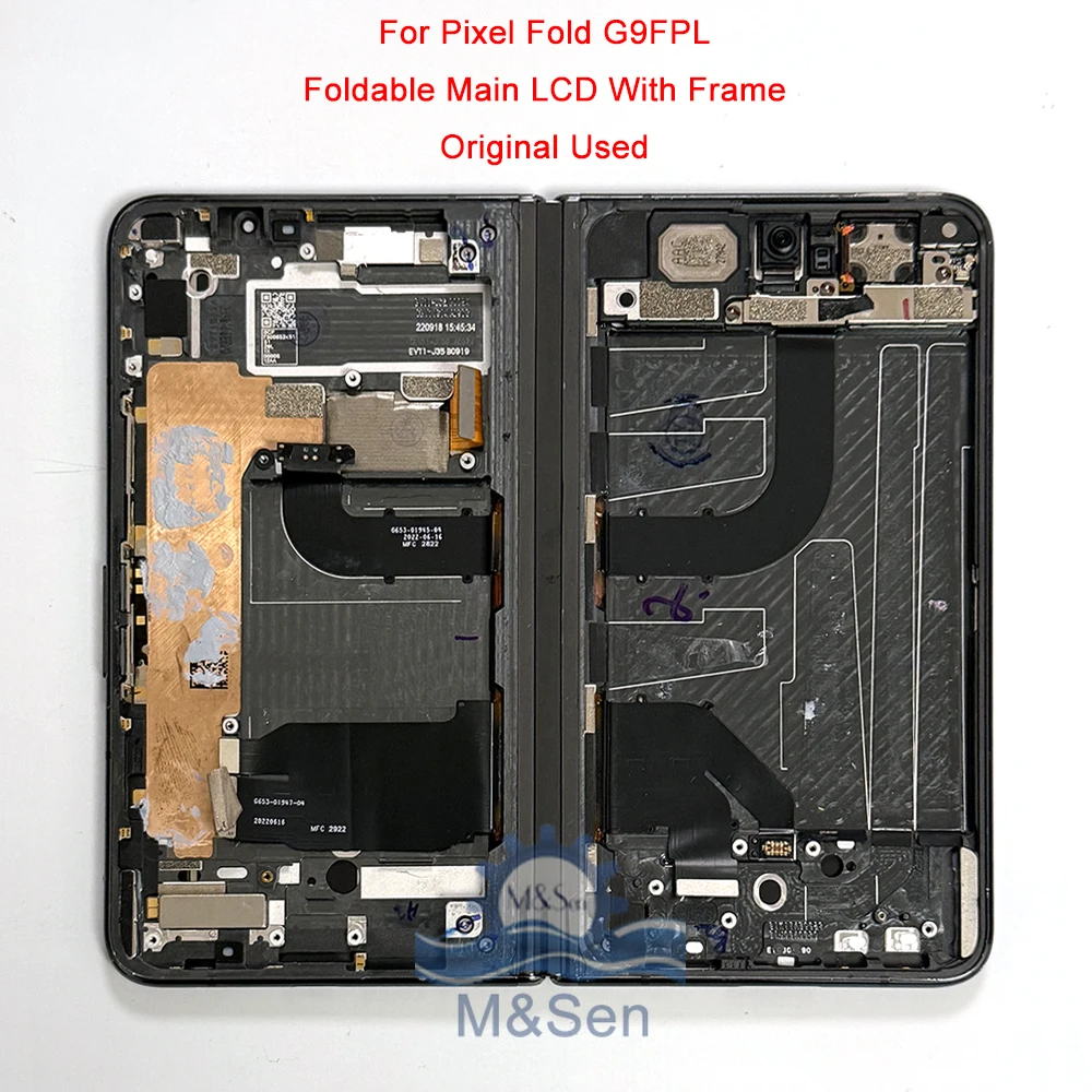 Original OLED For Google Pixel Fold G9FPL Foldable Main LCD Screen