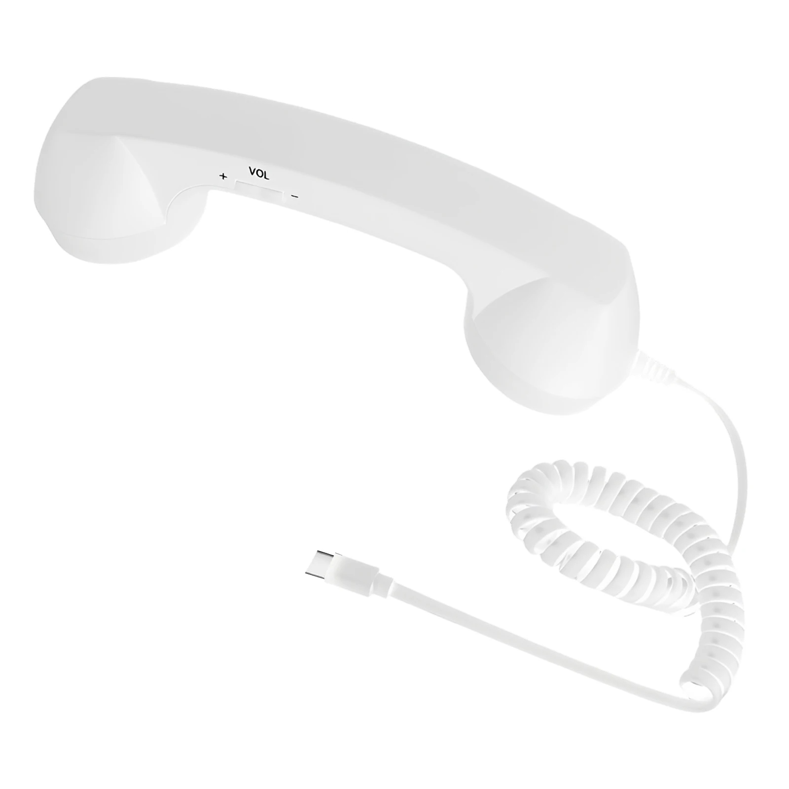 Classic Wired Phone Handset with Type-C Connector for Video Conferences and Calls
