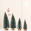 25Cm Mini Christmas Tree Decor Pine Trees Desktop Tree For Home Store Office Table Decor Holiday Party Decoration