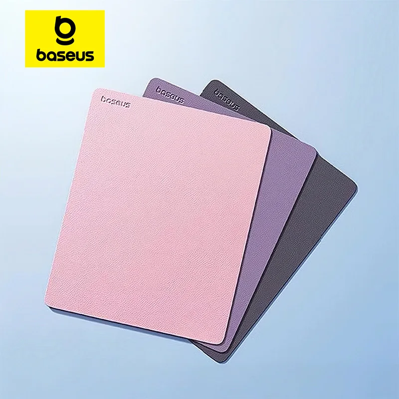 Premium Waterproof Non-Slip PU Leather Mouse Pad - 26x21cm Desk Mat for Gamers and Professionals