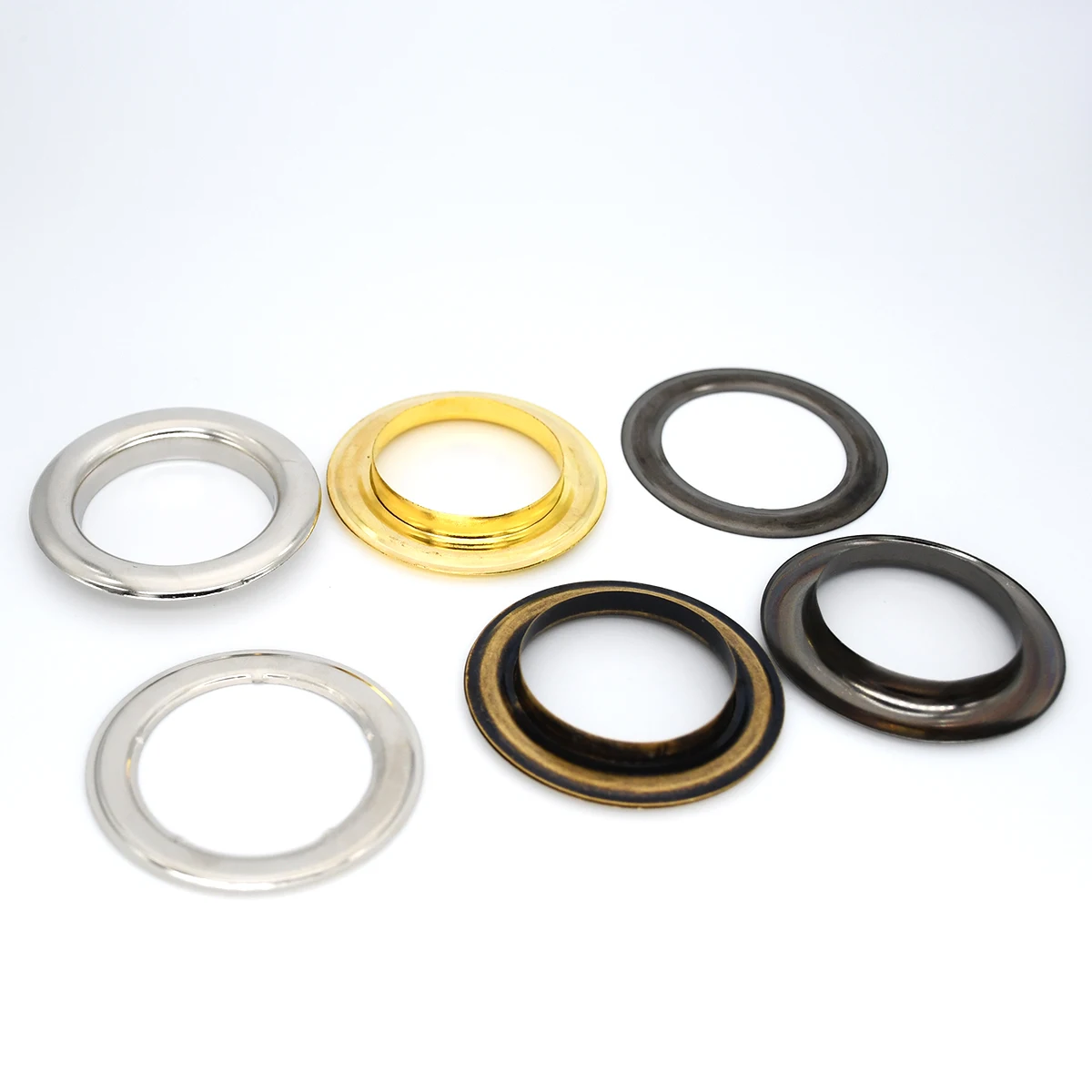 Eyelet Grommet Ring Kit 40mm Brass Eyelet Washer Leather Craft Repair Grommet Round Eye Rings 10sets For drapery flysheet rain tarp