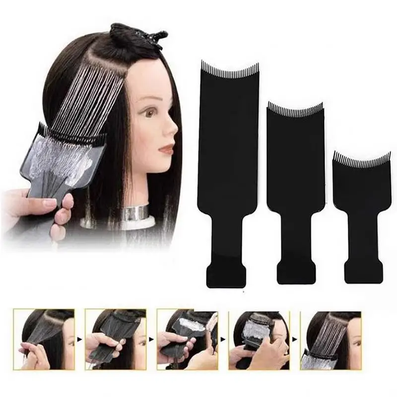 Kit Professionale per Colorazione Capelli con Tavola per Tintura, Piastra per Mèches e Spazzola per Colorazione, Ideale per Parrucchieri