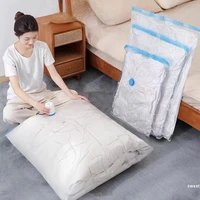 Clothes Storage Vacuum Bag Compression Organizer Bag Travel Clothing Luggage Vacuum Packing Storage Bag with Hand Air Pump 1