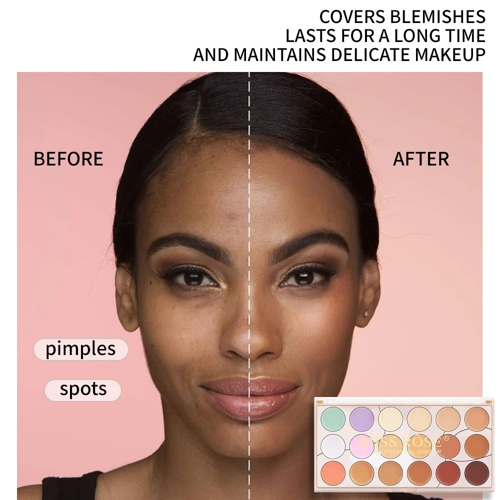 Akvarium Byblomst Mart 18color Concealer Palette Foundation Makeup Base Color Corrector Contour  Cream Face Makeup Cover Spot Pore Long Lasting Cosmetic - AliExpress