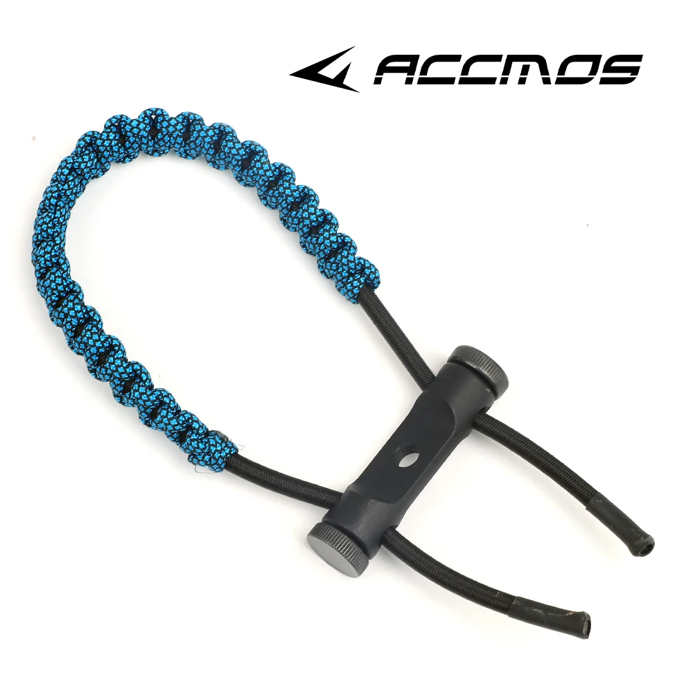 Vibrant Archery Bow Wrist Sling - Adjustable Braided Parachute Cord