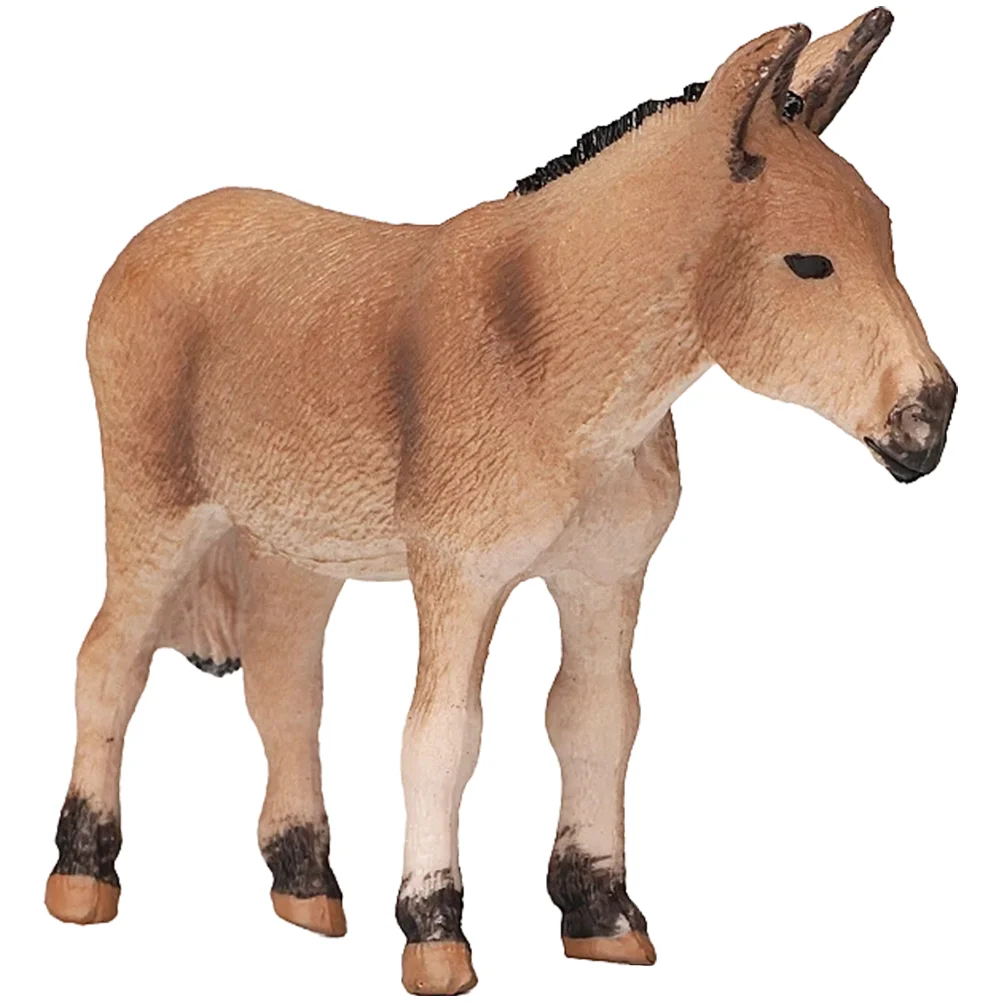 

Simulated Donkey Statue Tablescape Decor Models Children Toys Accessories Standing Animal