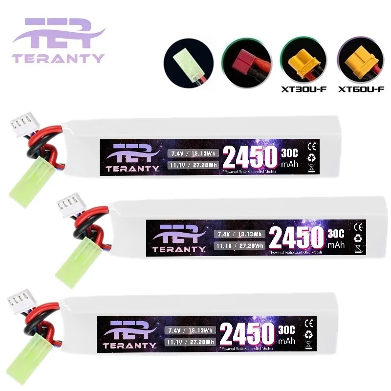 

Игрушечные пистолеты 2450 мАч 3S 11,1 В 30C Mini Tamiya RC LiPo батарея страйкбольный пистолет Li-Ion Полимерный RC хобби Гонки игрушки детали