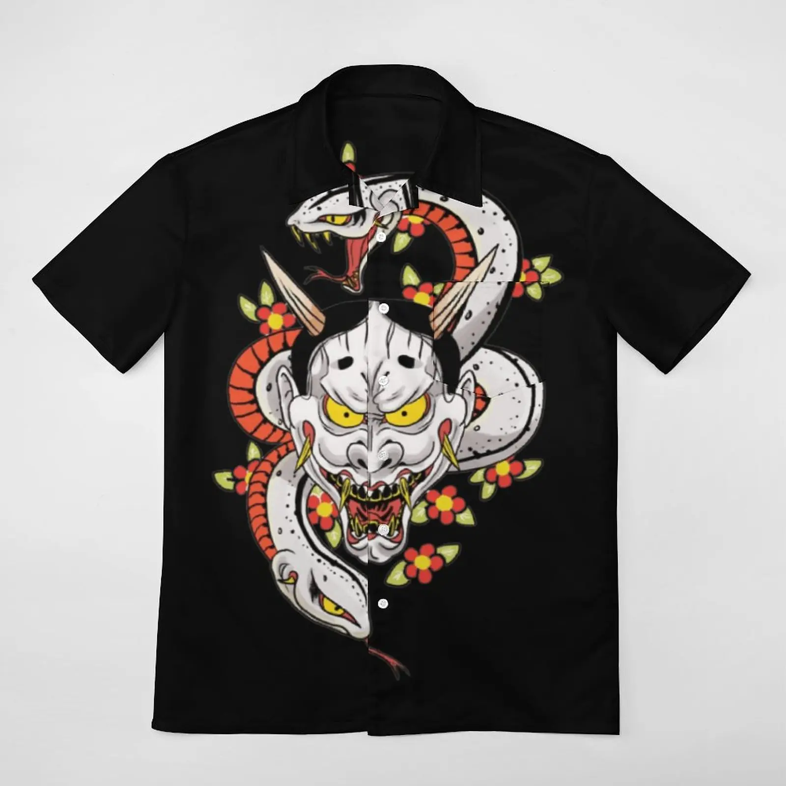 

Yakuza 0 Hannya Goro Majima Top Tee Classic Coordinates Top Quality A Short Sleeved Shirt Going Out Eur Size