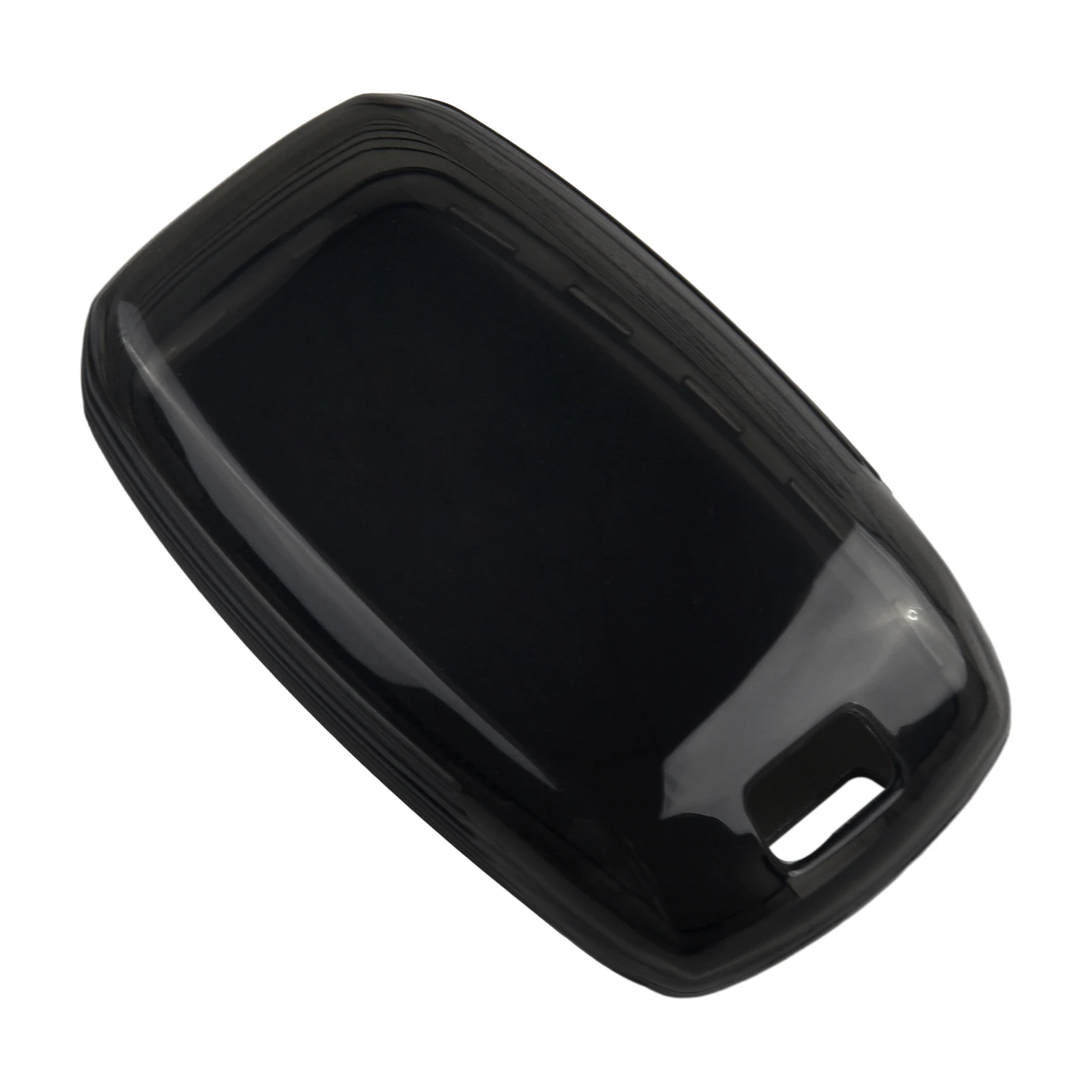 

1Pcs Car Transparent Key Fob Case Cover Holder Fits For Kia Sportage Sorento Soul Black Key Holder Shell Keychain Accessories