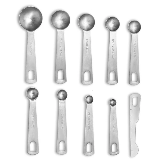 Tools 1/8 tsp 3/4 tsp Stainless Steel Heavy Duty Measuring Spoons Stainless  Steel Measuring Spoons Measuring Spoons Set - AliExpress