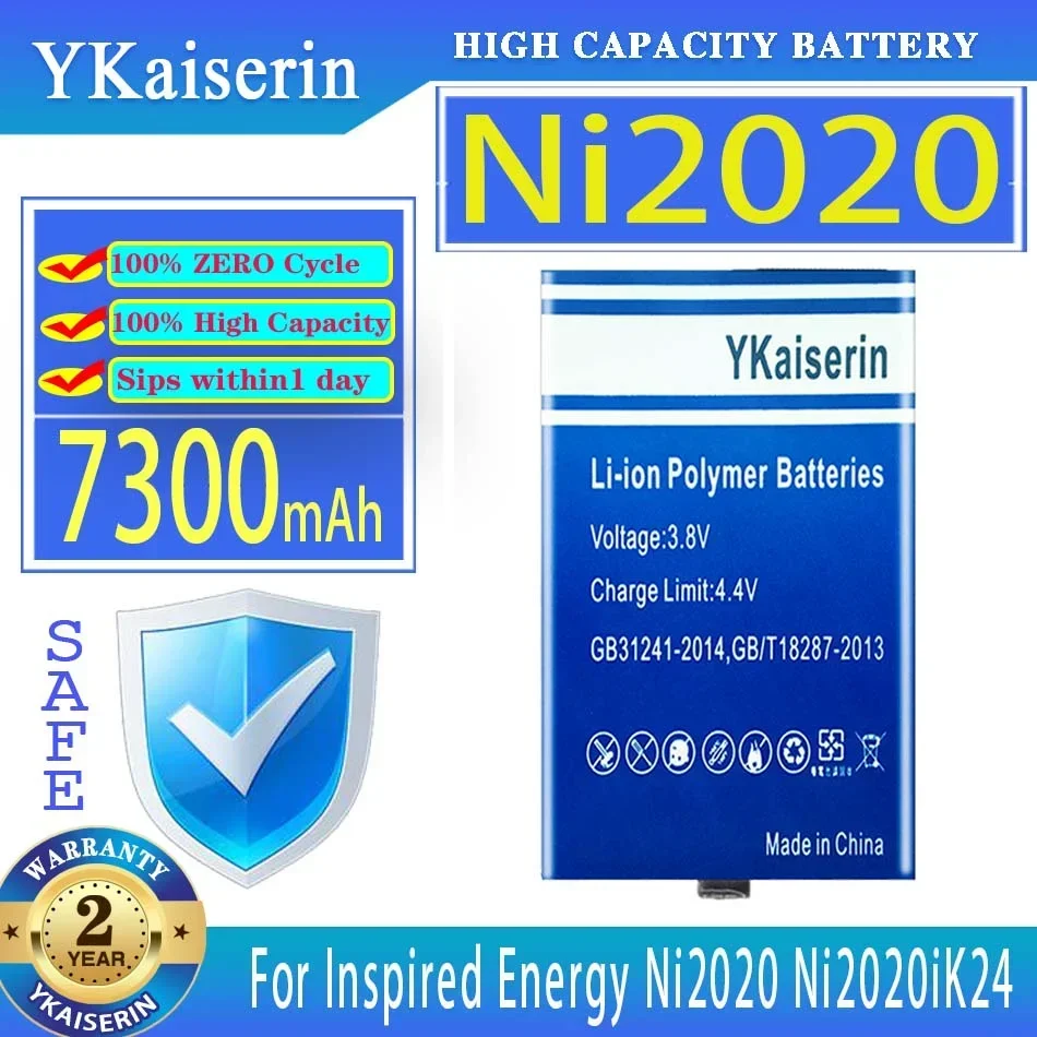 

Сменный аккумулятор ykaisсеребрин на 7300 мА · ч для вдохновленной энергии Ni2020, NI2020ED, Ni2020iK24, NI2020TS24, ni202020a24, NI2020HD24, NI2020ED26