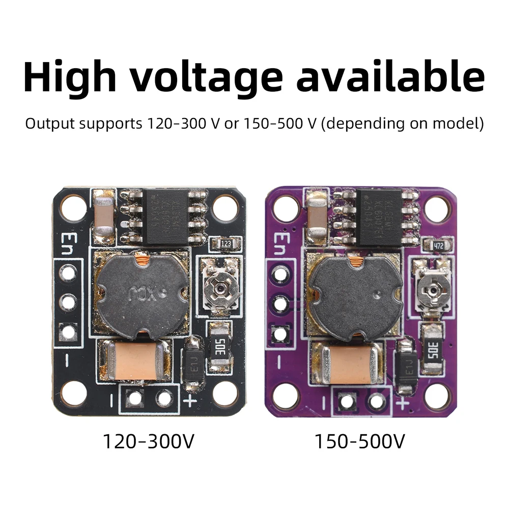DC 3,6-20V zu 120-300V Boost-Modul Hochspannungswandler Ultrakompakte Größe für DIY-Stromversorgung ﻿ – Detail 6