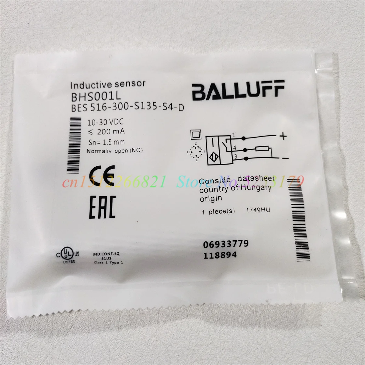 BES 516 3006 G E5 C S49 Balluff Proximity Switch Sensor High Quality