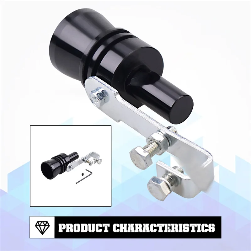 Exhaust Pipe Tip General Motors Modified Tail Throat Whistle Automobile Turbine Whistle Exhaust Pipe Turbine Motorcycle Sound Simulator