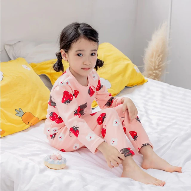 New Child Thermal Underwear Suit Baby Plus Velvet Thick Inner Dressing Soft  2-piece Set Autumn Winter Children's Clothing - AliExpress