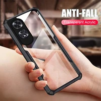 For Oppo A60 4G Case Transparent Acrylic Armor Shockproof Coque On Oppoa60 Camera Protect Fundas Orro Opo Appo A60 A 60 60A 2024 1