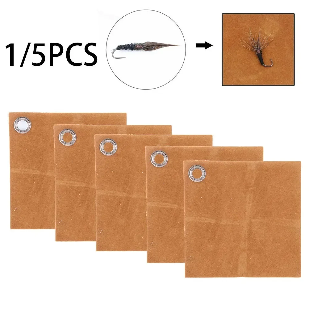 fishing Flies Dryer Fly Drying Patch Water Absorbing Cloth Hand Dryer 9x9cm Fishing Line Cleaner Pesca Iscas Tackle Accessories