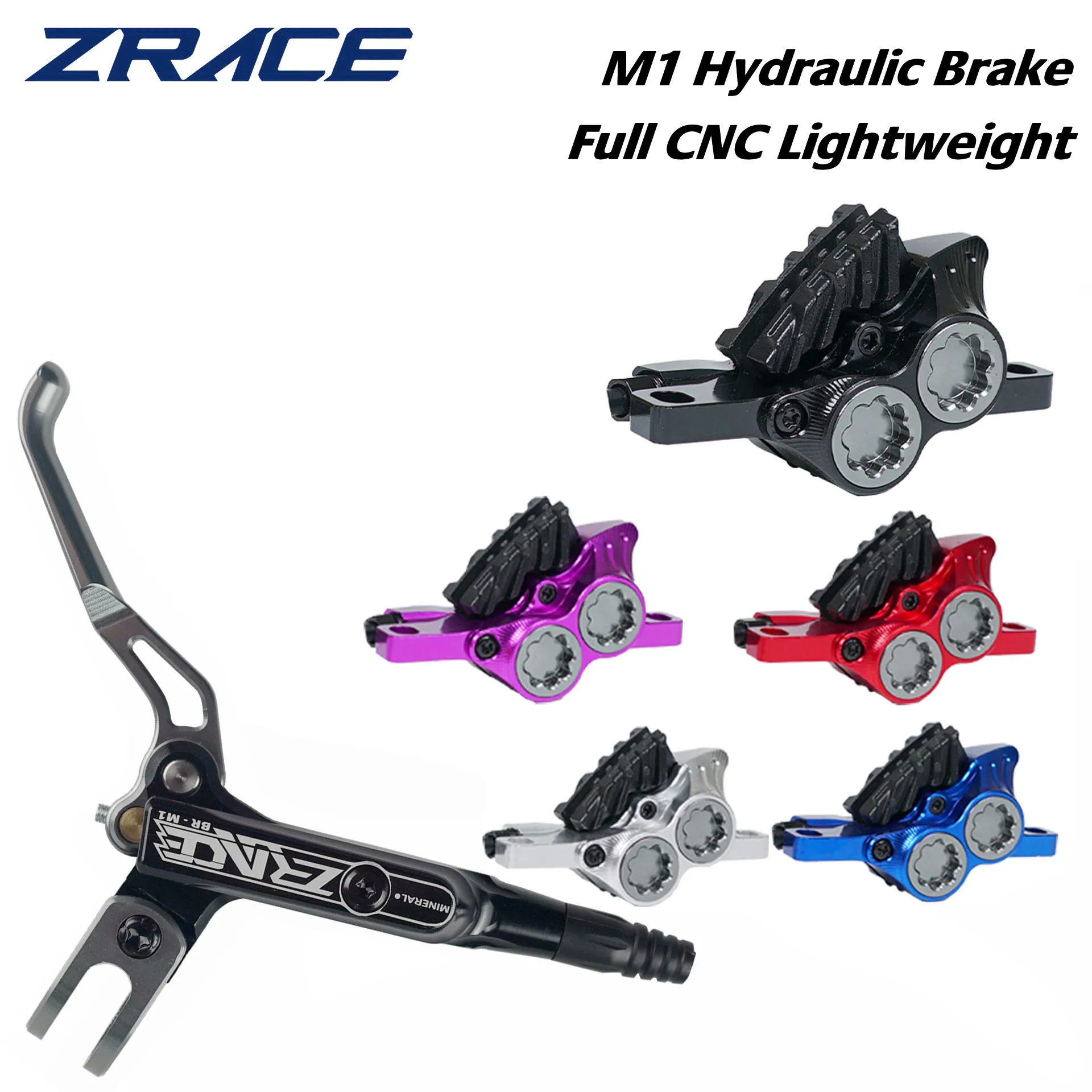 ZRACEX44PistonHydraulicDiscBrakeBicycleBrakeMTBAMHD800