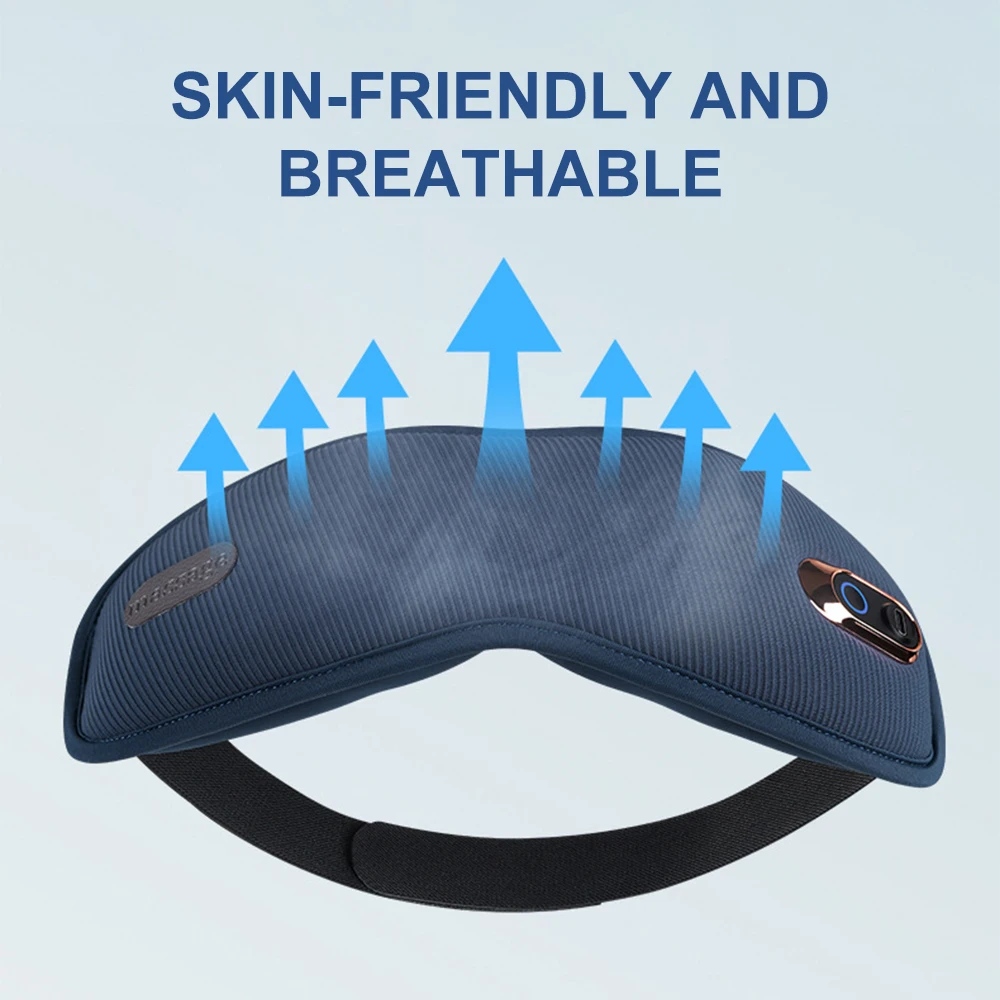 3D Sleeping Mask Heating Eyes Mask Cool Compress Relieve Eye Fatigue Electric Eye Massager Sleeping Aid Shade Improve Sleep