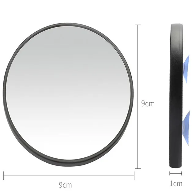 Nouveau miroir grossissant 5X/10X/15X, ventouse, outil de maquillage de beauté pour femmes, douche cosmétique, grossissement de la maison, miroir de vanité en verre 9CM 5