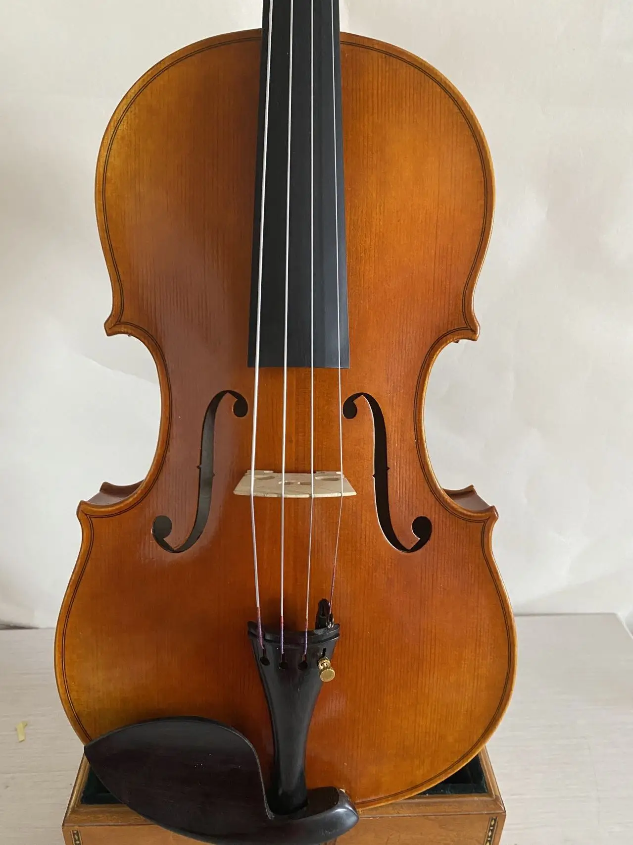 Description Picture 2 of item395mm 15.5" viola full hand made instrument old spruce top maple back viola