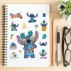 8/16/32Sheets Disney Cartoon Stitch Make A Face Puzzle Stickers Kids Make Your Own DIY Game Children Jigsaw Education Stickers 6