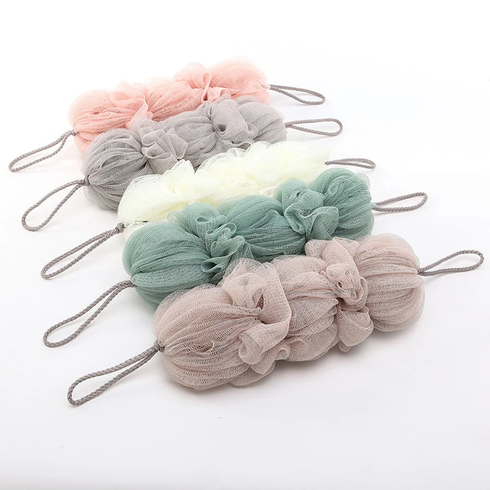 Exfoliating Shower Brush Exfoliating Scrubber Bath Brush Skin Exfoliating Cloth Body Scrubber Mesh Bath Exfoliating Brush