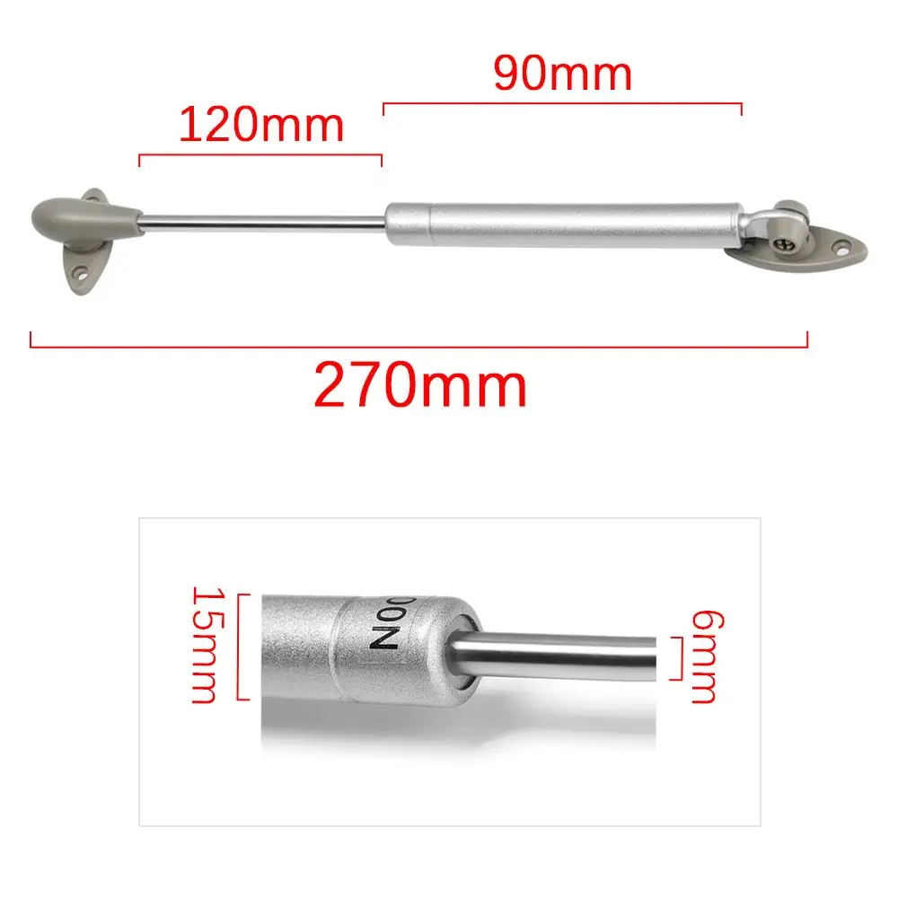 Gas Spring Support Rod Cabinet Door Hinges Cabinet Hinges Furniture Hinge 20N-300N Cabinet Door Support Rod Piston Telescopic Rod Hydraulic Gas Strut Lift Pneumatic Cabinet Door Hinge Spring Support